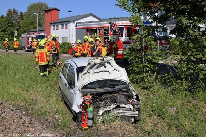 Unfall Oberelchingen Bahnübergang 19052020 7