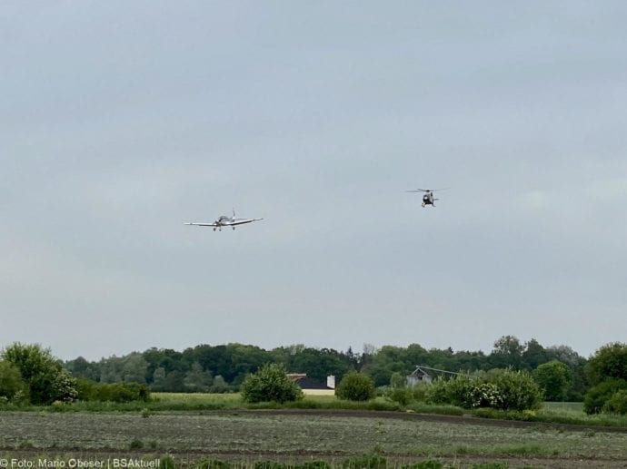 Vermeintlicher Flugzeugabsturz Guenzburg 22052020 3