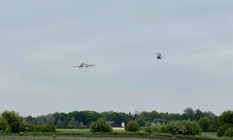 Vermeintlicher Flugzeugabsturz Guenzburg 22052020 3