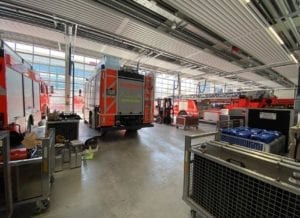 Feuerwache Guenzburg Fahrzeughalle 3