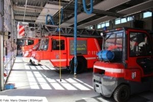 Feuerwache Guenzburg Fahrzeughalle 4