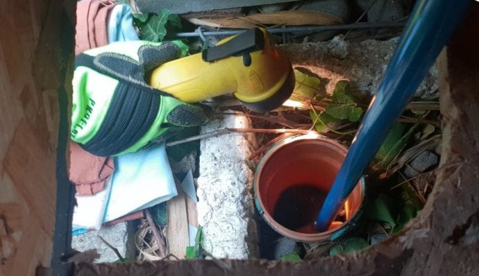 Kaetzchen gerettet Feuerwehr Guenzburg 1