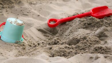 Sandkasten Sand