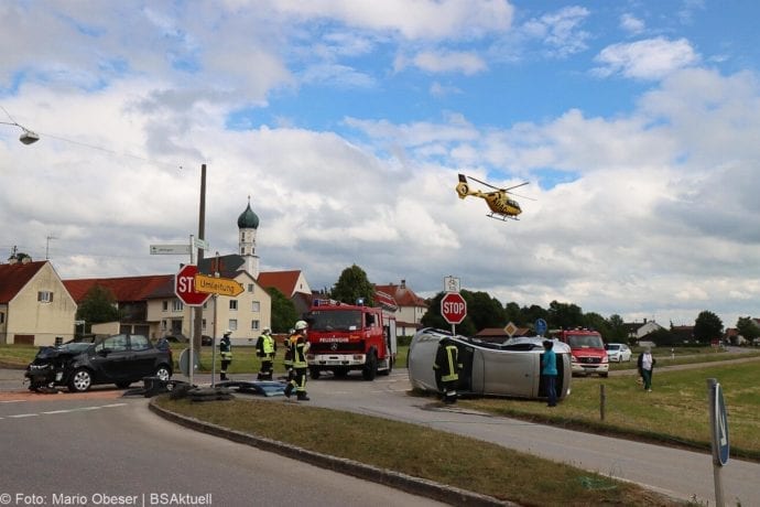 Unfall ST2025 Münsterhausen – Hagenrieder Kreuzung 05062020 1
