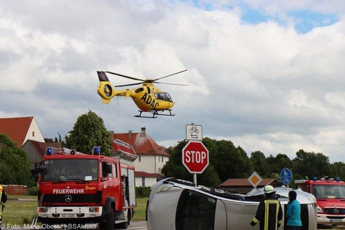 Unfall ST2025 Münsterhausen – Hagenrieder Kreuzung 05062020 2