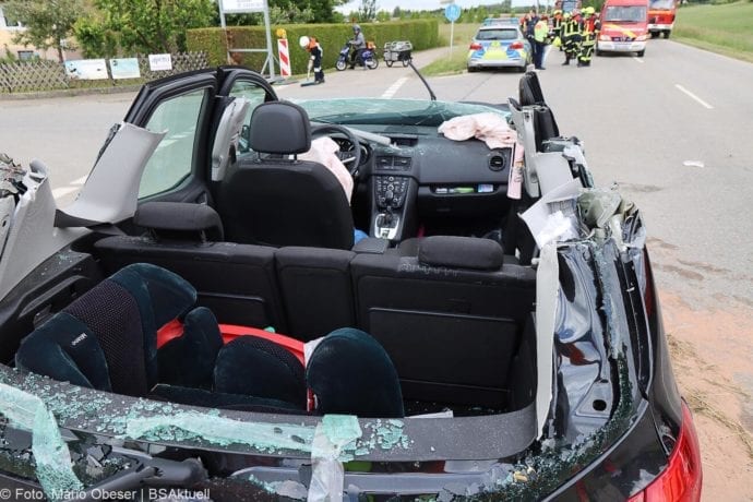 Unfall ST2025 Münsterhausen – Hagenrieder Kreuzung 05062020 5