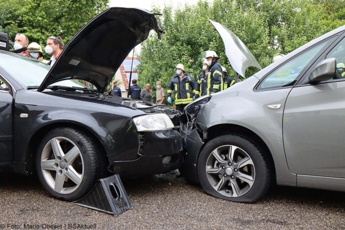Unfall Unterrohr Ortseingang 10062020 11