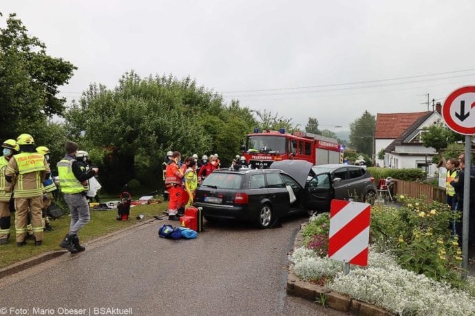 Unfall Unterrohr Ortseingang 10062020 13