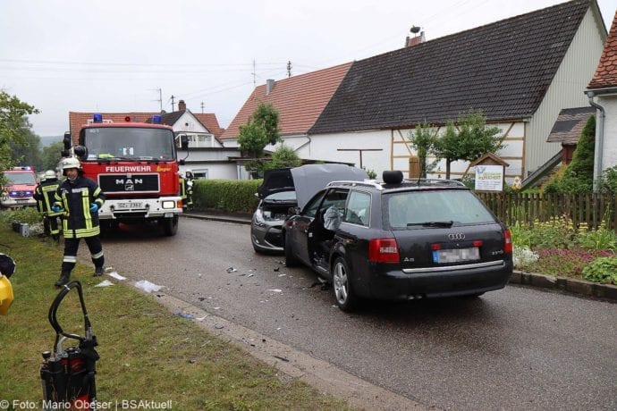 Unfall Unterrohr Ortseingang 10062020 4