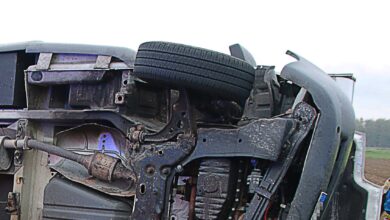 Wohnmobil gekippt
