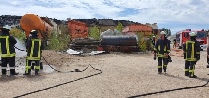 Brand Baucontainer Thannhausen 09072020 3