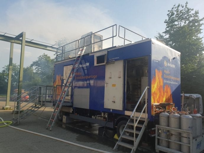 Branduebungscontainer Guenzburg Netze BW 2