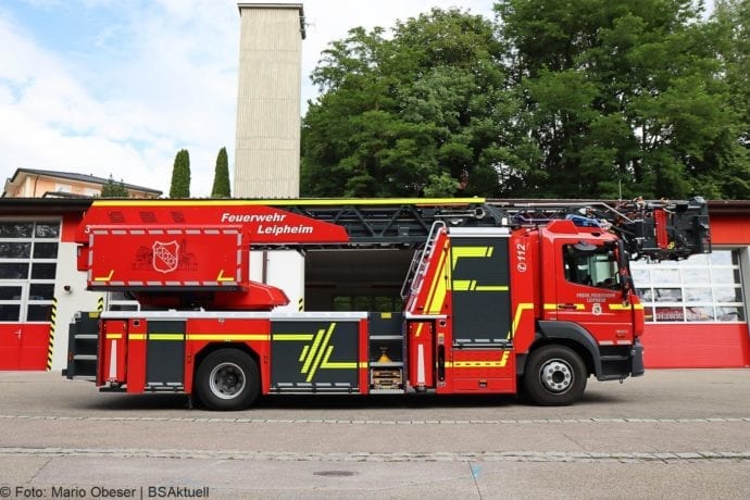 Drehleiter Feuerwehr Leipheim DLAK 2020 11