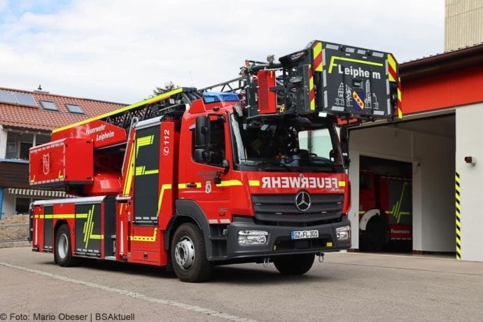 Drehleiter Feuerwehr Leipheim DLAK 2020 12