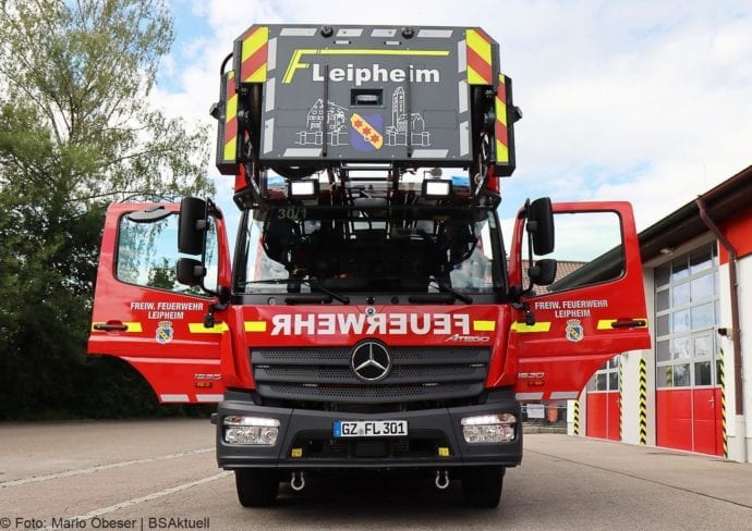 Drehleiter Feuerwehr Leipheim DLAK 2020 14