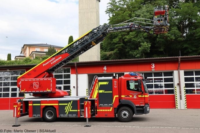 Drehleiter Feuerwehr Leipheim DLAK 2020 17