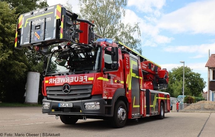 Drehleiter Feuerwehr Leipheim DLAK 2020 6