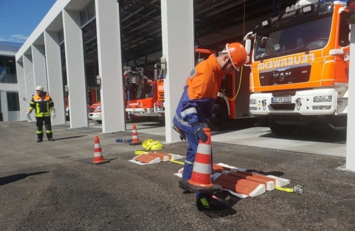 Modulare Truppausblindung Feuerwehr Guenzburg Juli 2020 1