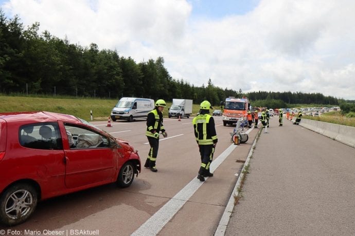 Unfall A8 Burgau-Zusmarshausen 02072020 2