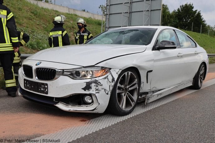 Unfall A8 Leipheim – Guenzburg 28072020 3
