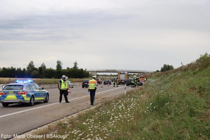 Unfall A8 Leipheim-Kreuz Ulm-Elchingen 26072020 6