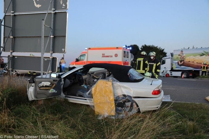 Unfall B16 Gundelfingen-Sued 12072020 11
