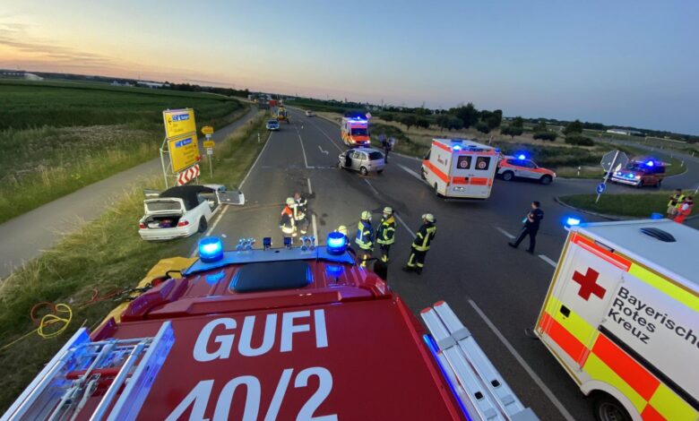 Unfall B16 Gundelfingen-Sued 12072020 2