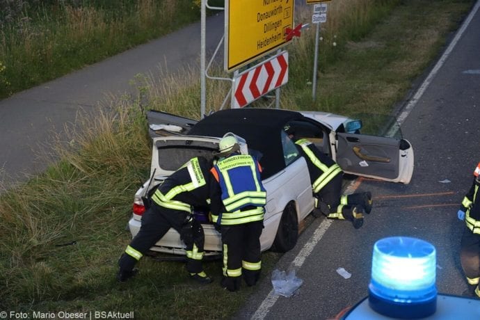 Unfall B16 Gundelfingen-Sued 12072020 22