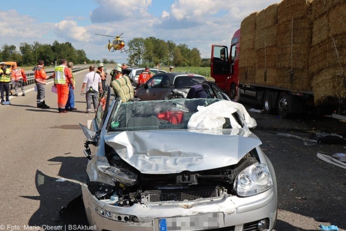 Unfall B28 Ueberleitung A7 Hittistetten 18072020 11