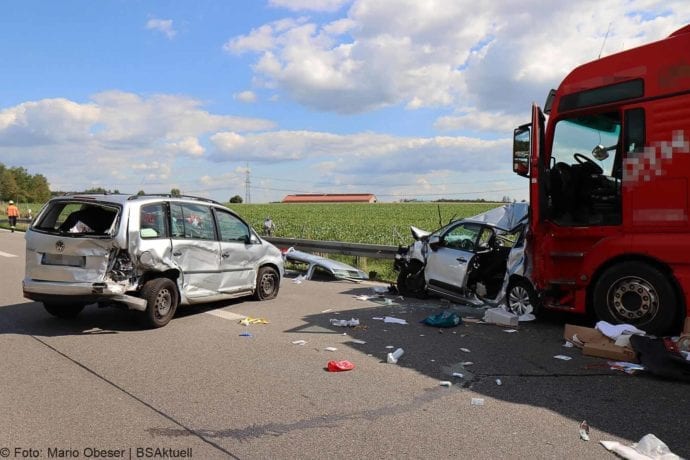 Unfall B28 Ueberleitung A7 Hittistetten 18072020 16