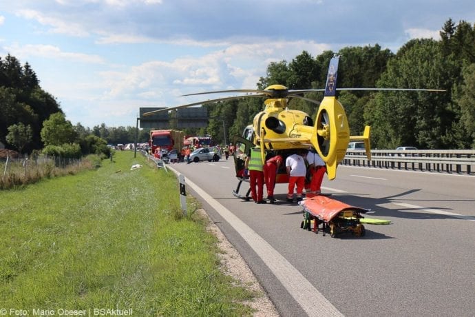 Unfall B28 Ueberleitung A7 Hittistetten 18072020 2