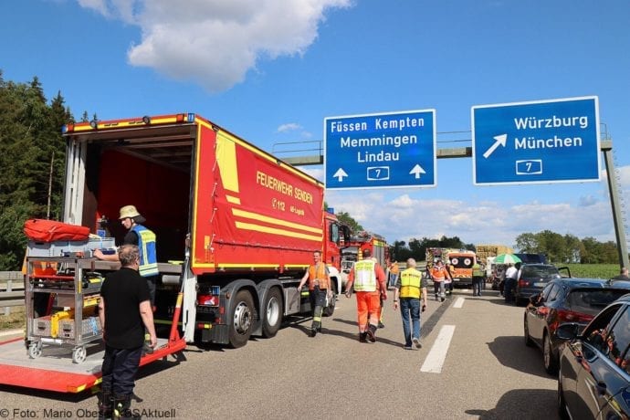 Unfall B28 Ueberleitung A7 Hittistetten 18072020 27