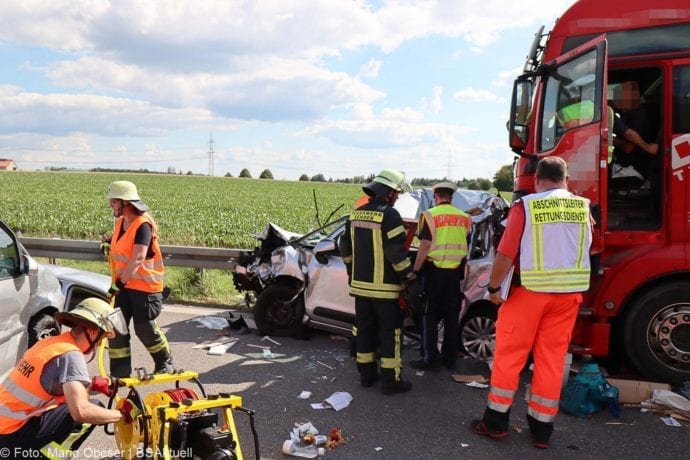 Unfall B28 Ueberleitung A7 Hittistetten 18072020 7