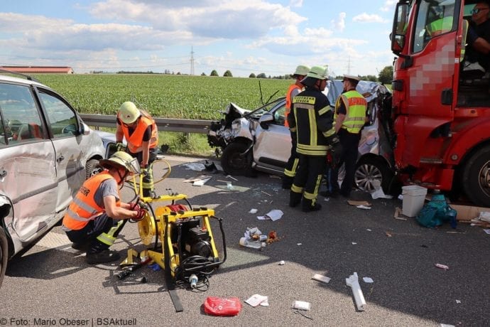 Unfall B28 Ueberleitung A7 Hittistetten 18072020 8