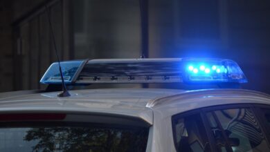 Blaulicht auf Einsatzfahrzeug
