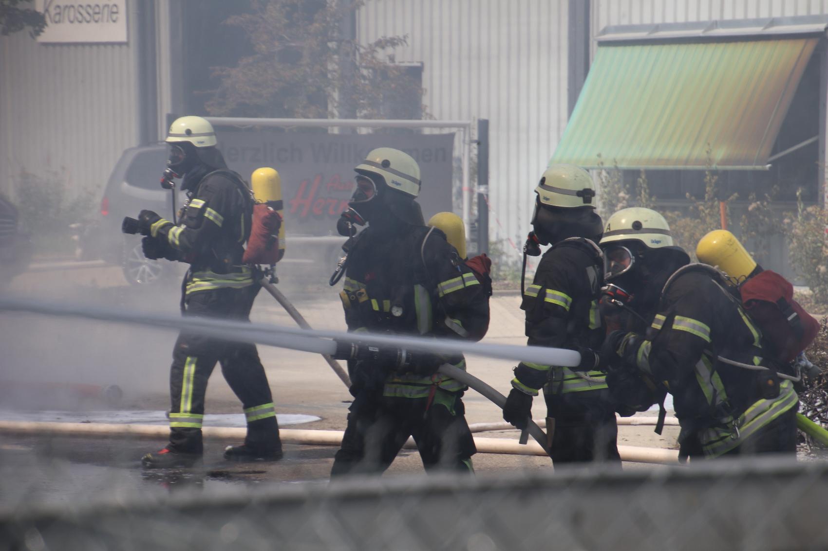 Brand Lackiererei Kempten Ursulasried 10082020 71
