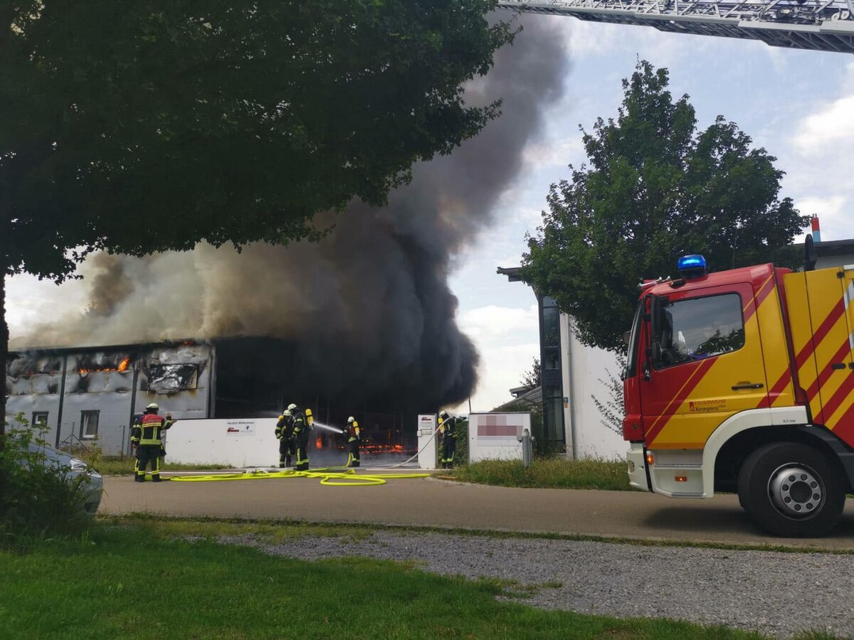 Brand Lackiererei Kempten Ursulasried 10082020 76