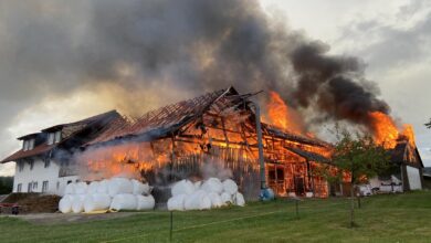 Brand in Opfenbach fordert 500000 Euro Schaden