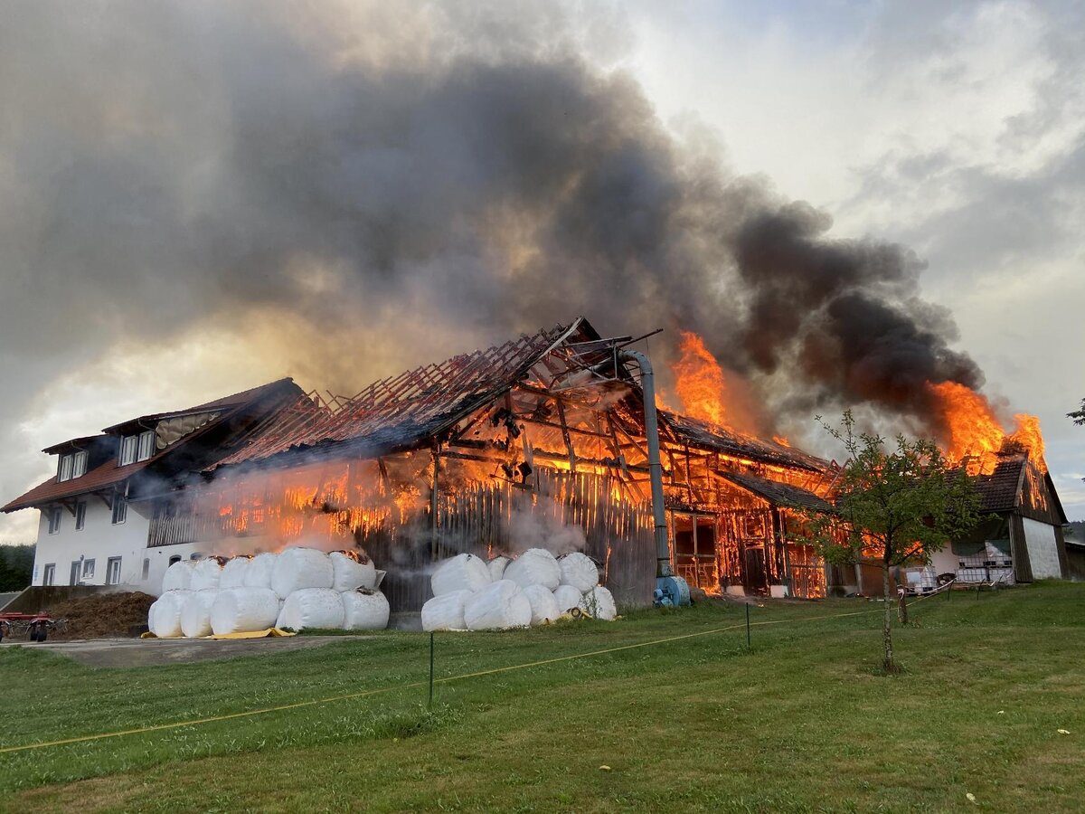 Brand in Opfenbach fordert 500000 Euro Schaden