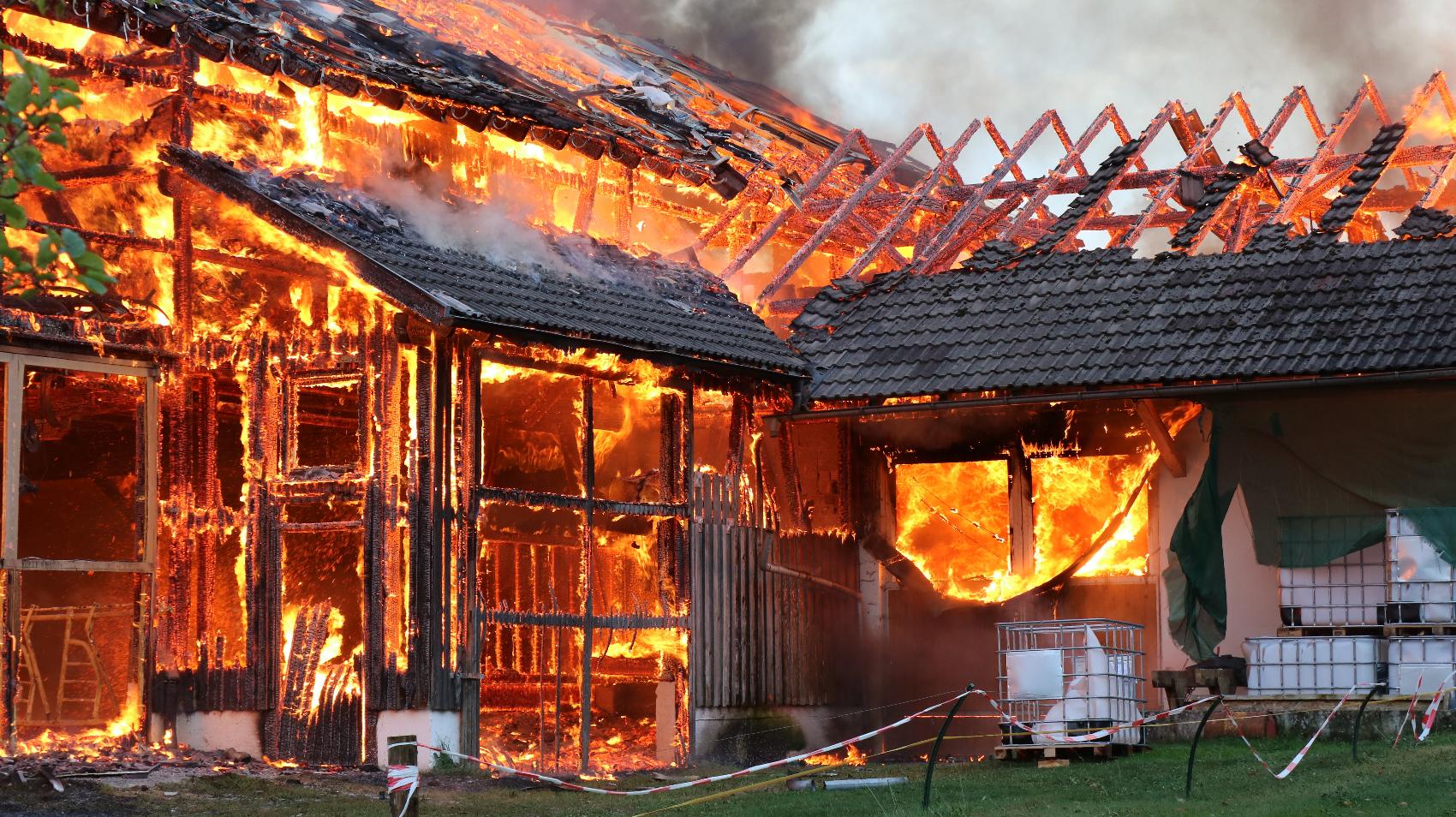 Brand in Opfenbach fordert 500000 Euro Schaden
