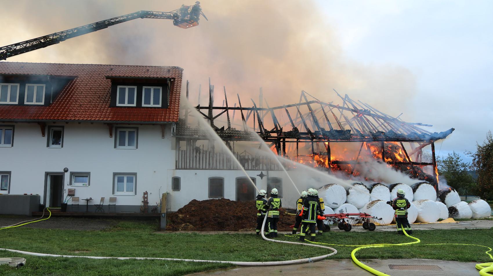 Brand in Opfenbach fordert 500000 Euro Schaden