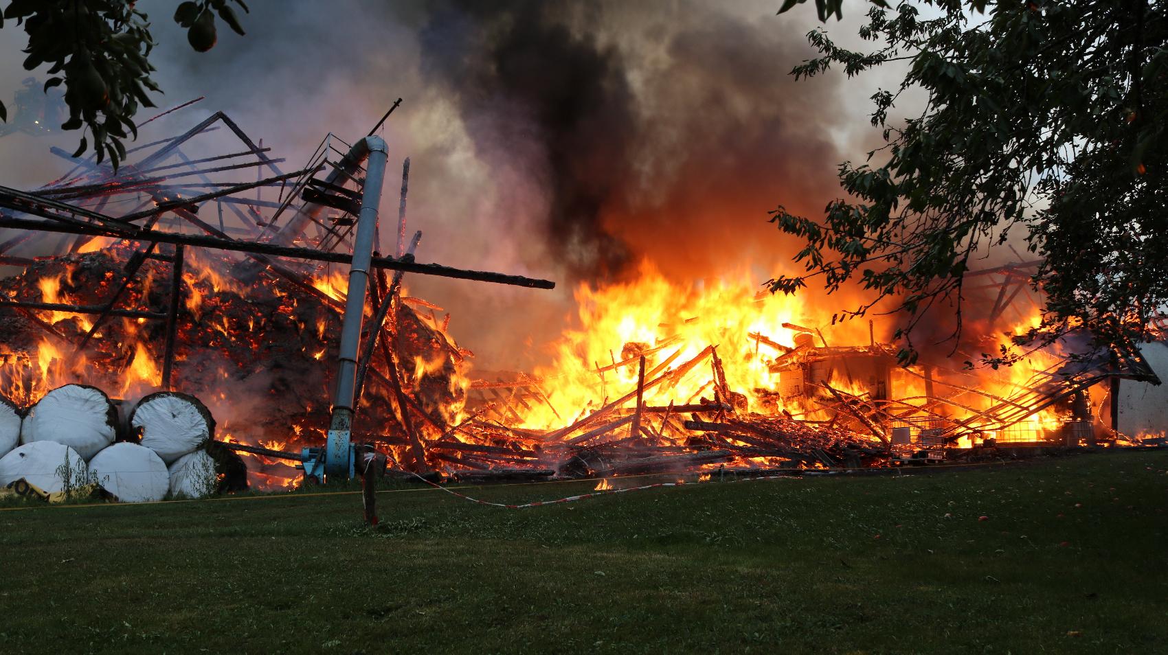 Brand in Opfenbach fordert 500000 Euro Schaden