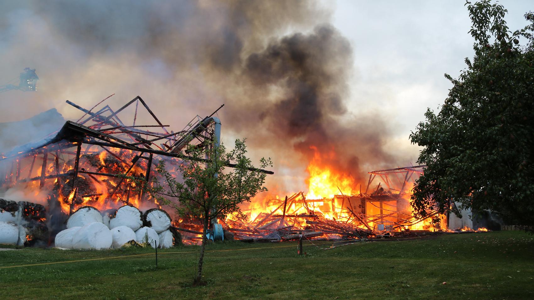 Brand in Opfenbach fordert 500000 Euro Schaden
