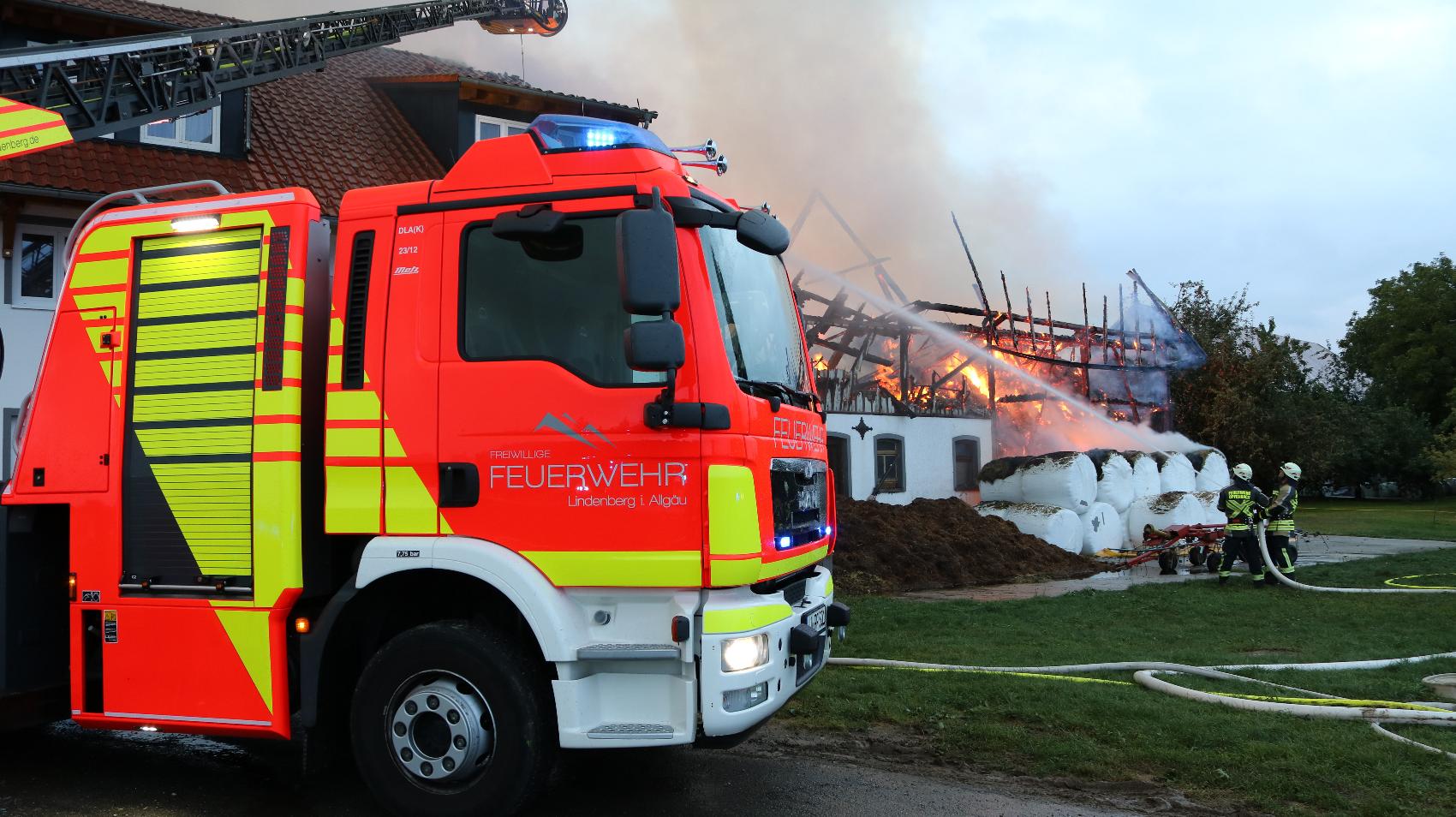 Brand in Opfenbach fordert 500000 Euro Schaden