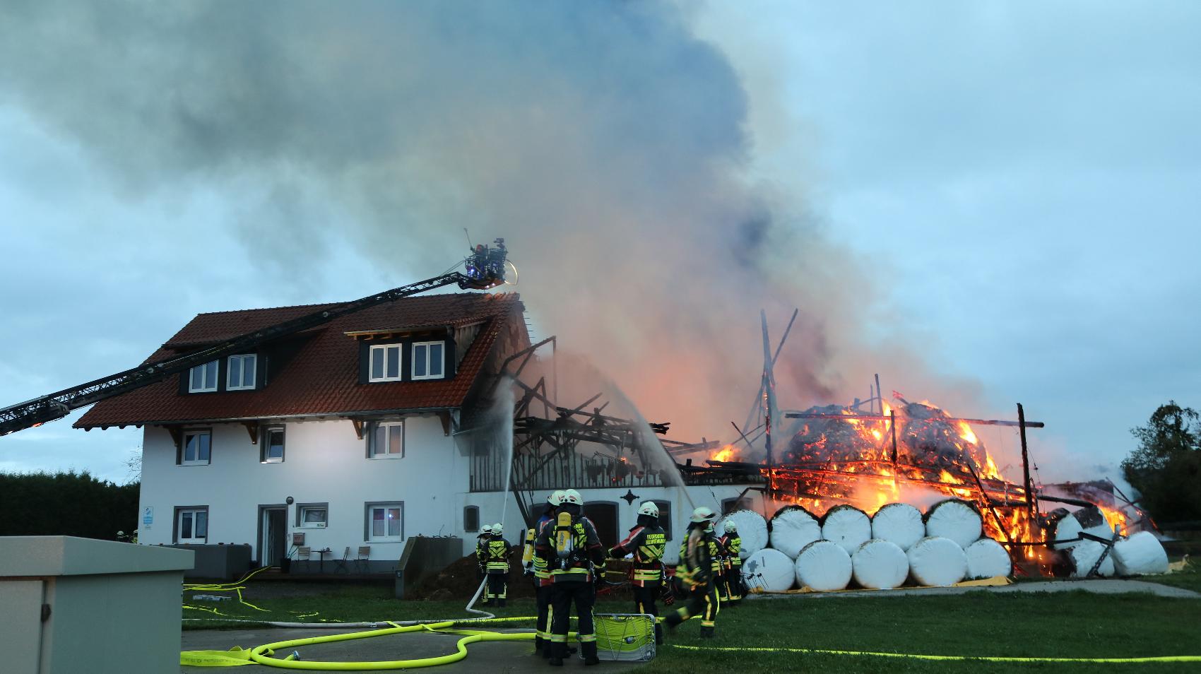 Brand in Opfenbach fordert 500000 Euro Schaden
