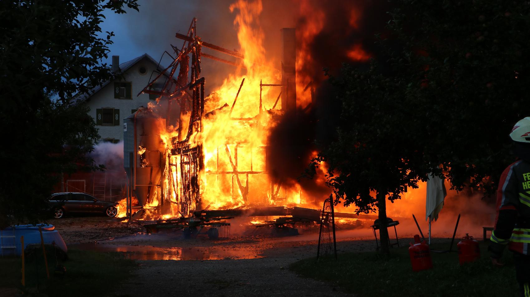 Brand in Opfenbach fordert 500000 Euro Schaden