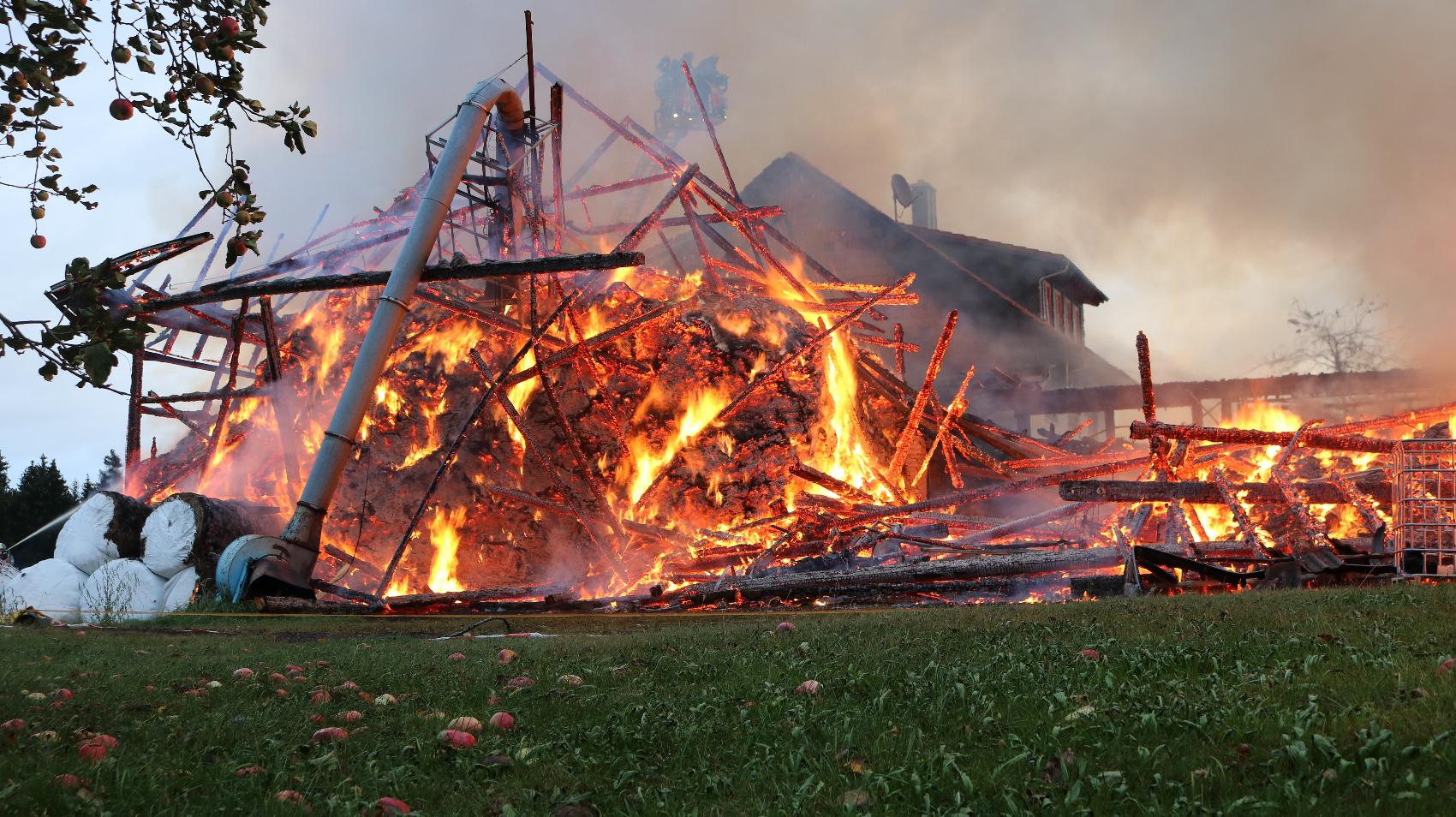 Brand in Opfenbach fordert 500000 Euro Schaden