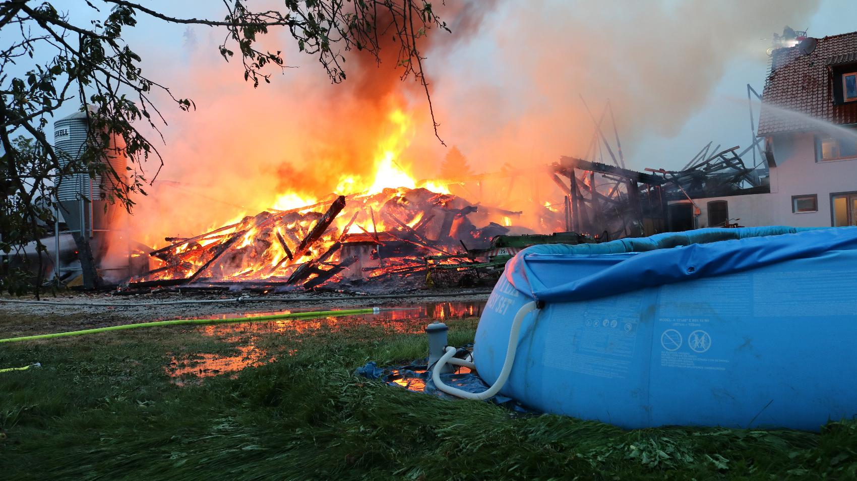 Brand in Opfenbach fordert 500000 Euro Schaden