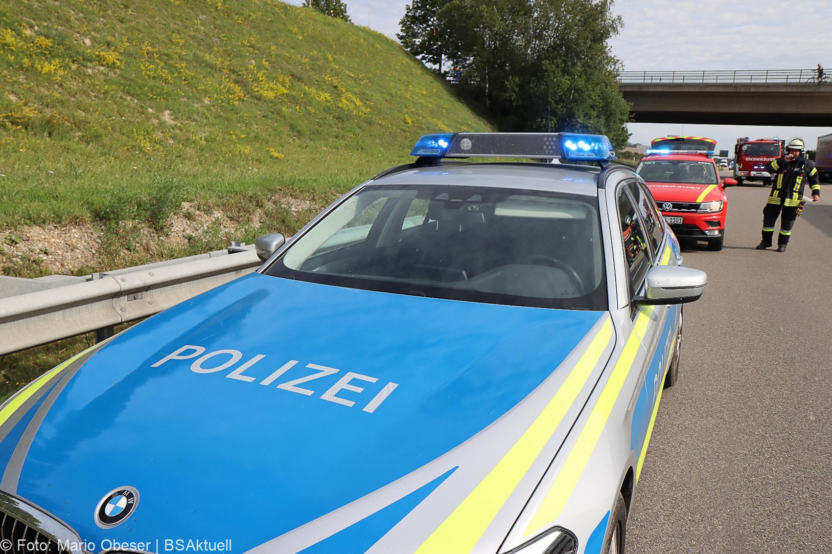 Unfall A8 Anschlussstelle Leipheim 27082020 13