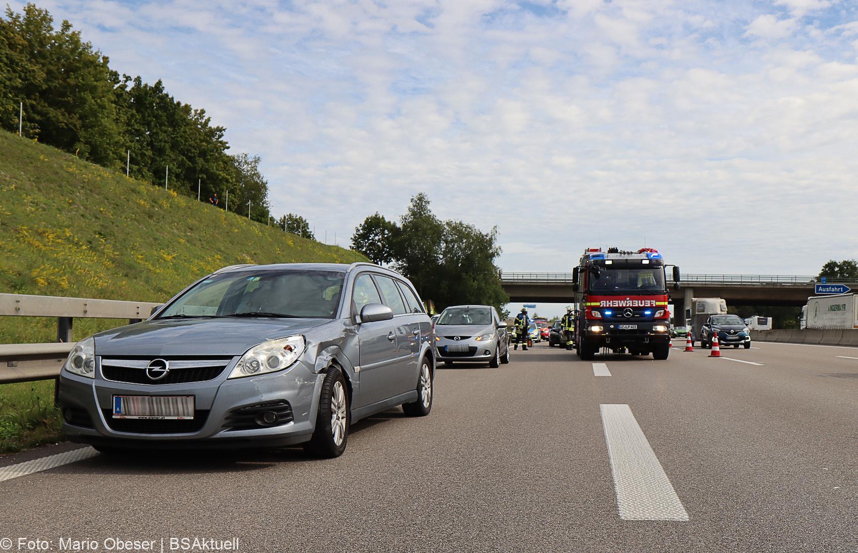 Unfall A8 Anschlussstelle Leipheim 27082020 8